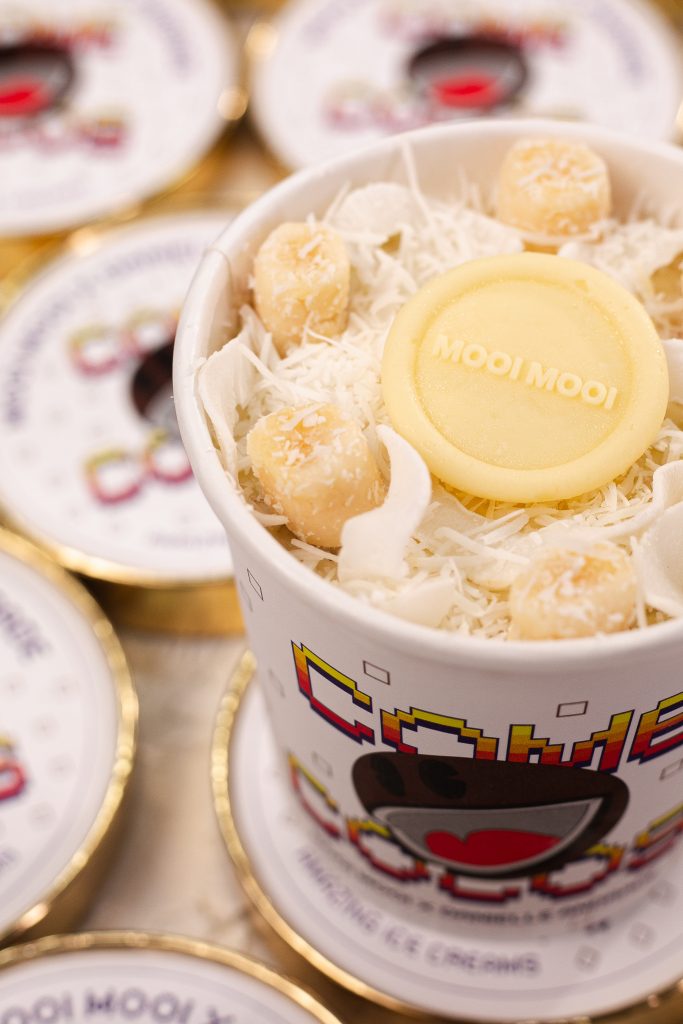 MOOI MOOI lança sorvete inspirado na clássica bala de coco em parceria com a chef confeiteira Danielle Andrade