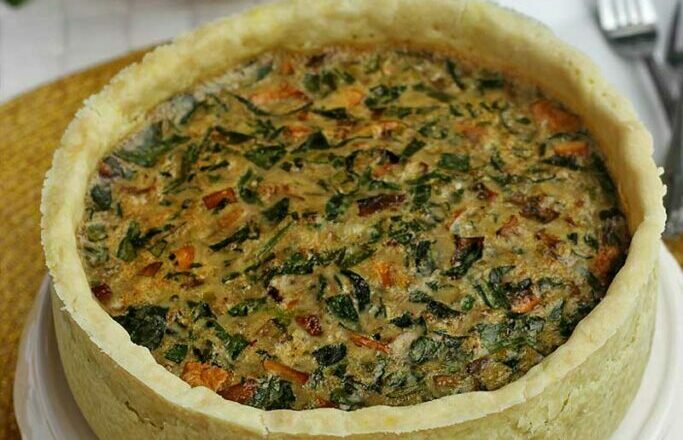 “Deliciosa Quiche Vegana Livre de Glúten e Lactose”