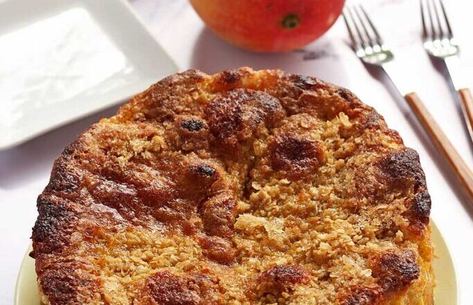 Deliciosa Torta de Manga Livre de Glúten e Lactose, Simples de Preparar
