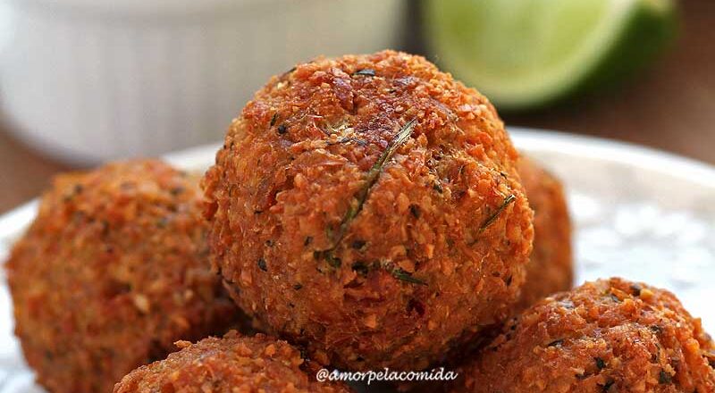 Opção de Falafel sem ingredientes de origem animal