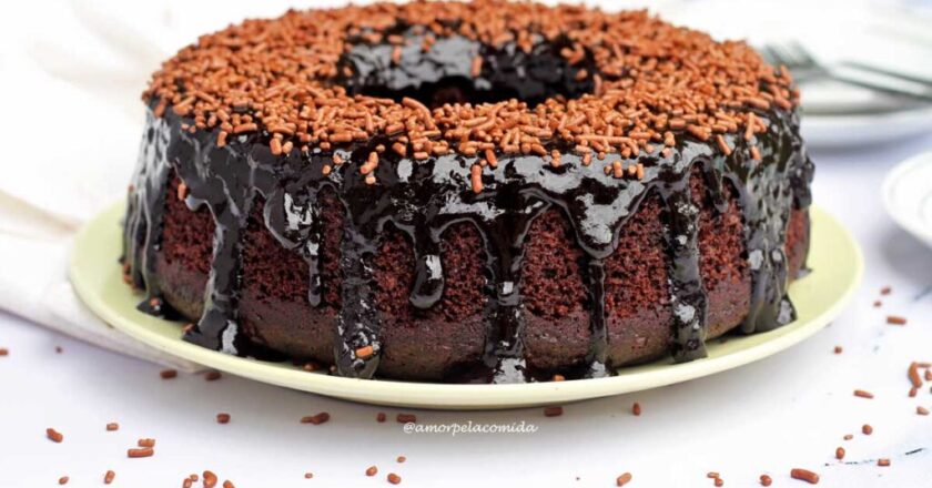 Deliciosa Receita de Bolo de Chocolate Sem Açúcar e Sem Farinha de Trigo
