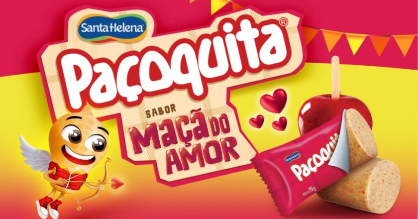 Paçoquita lança sabor Maçã do Amor como aposta para o São João 2026