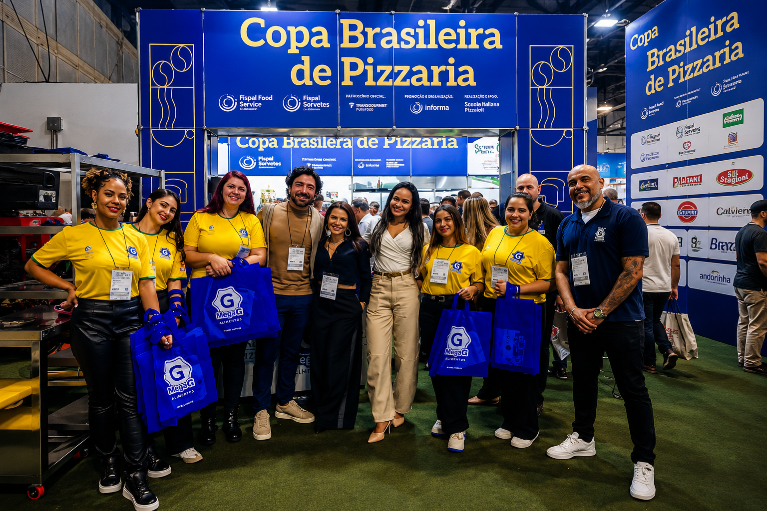 MegaG e Senhor Pizza fortalecem o mercado de pizzarias durante a Copa Brasileira de Pizzaria na Fispal